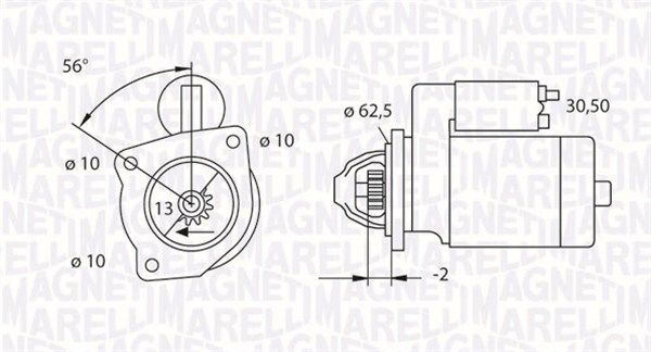 MAGNETI MARELLI Starter 063523624010